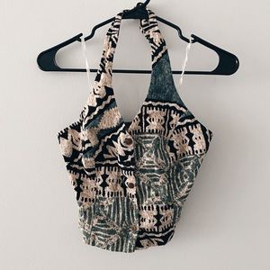Vintage Hawaiian halter top